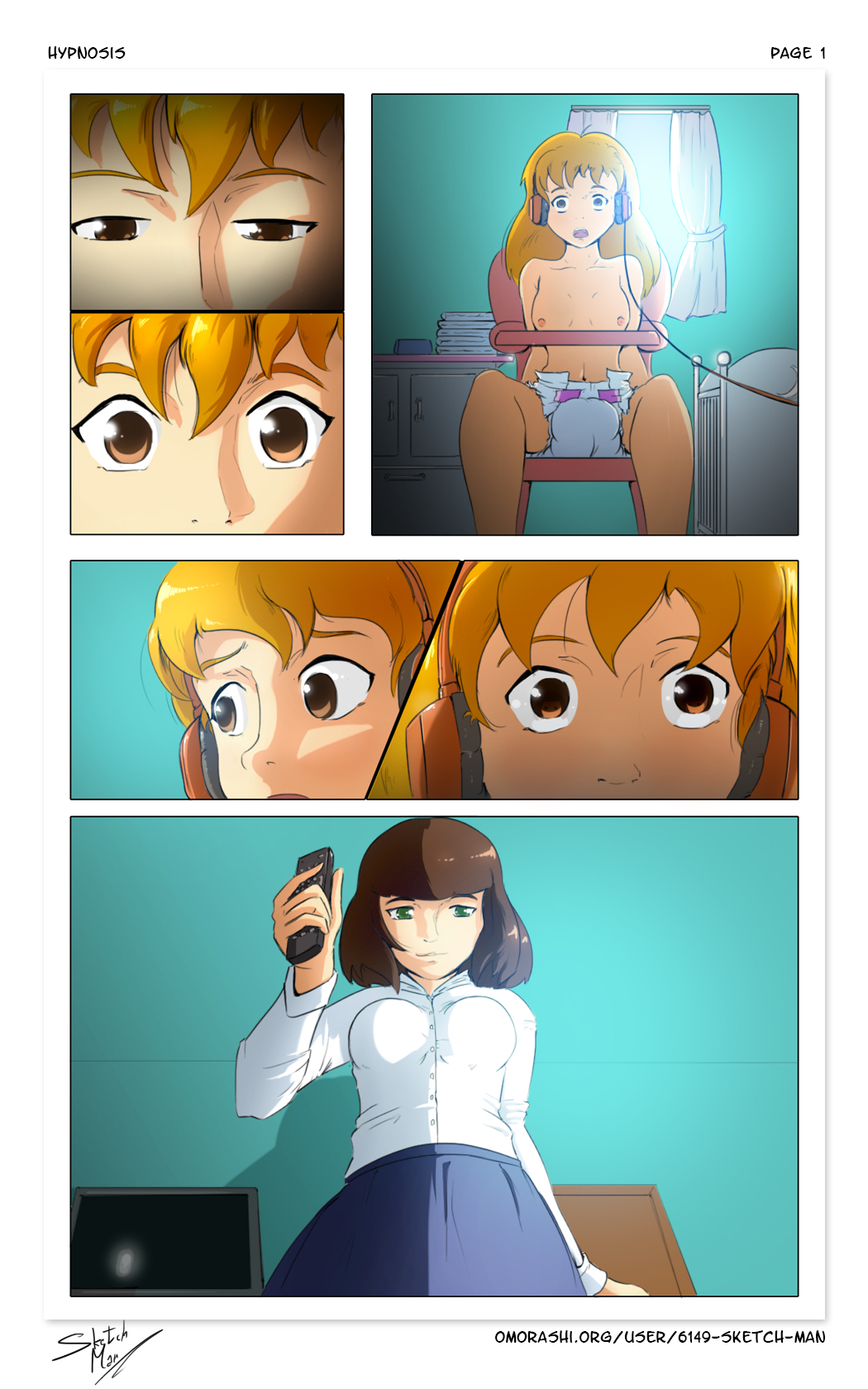 hypnosis: new life abdl - ABDL Comic EN